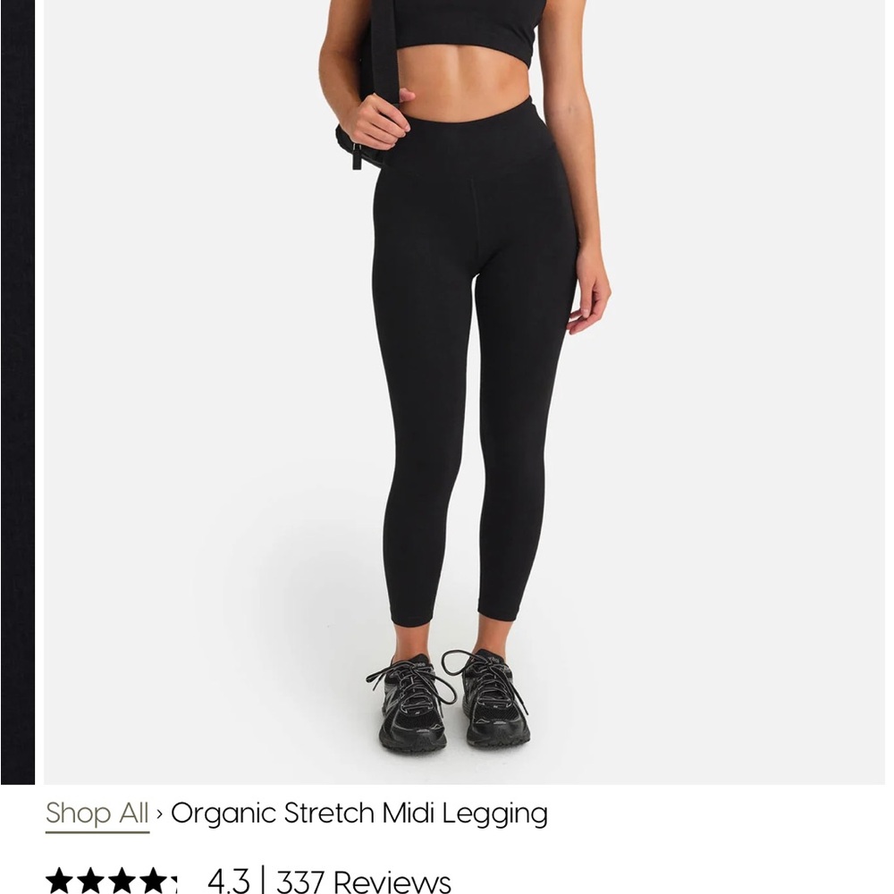 Mate the Label Organic stretch midi legging.